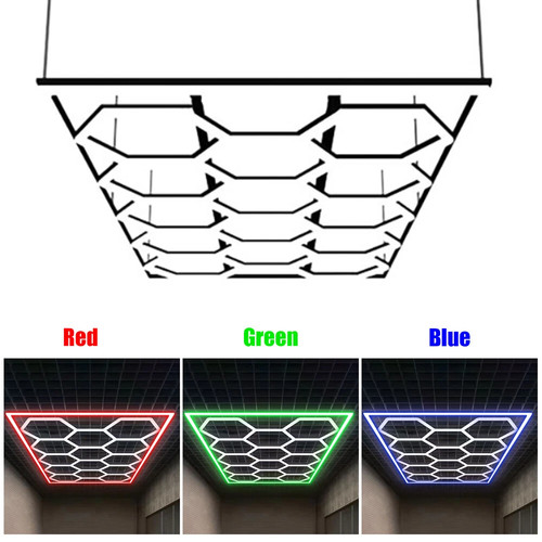 14x hexagon led lampe röhren - led,