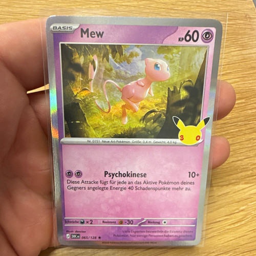 Pokémon tcg mew 065 - pokémon, holo